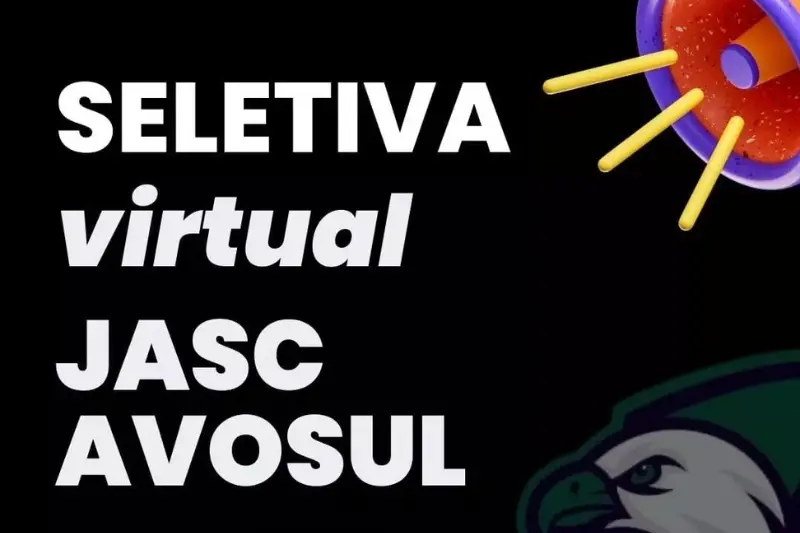 AVOSUL abre seletiva virtual para complementar equipe do JASC 2023!